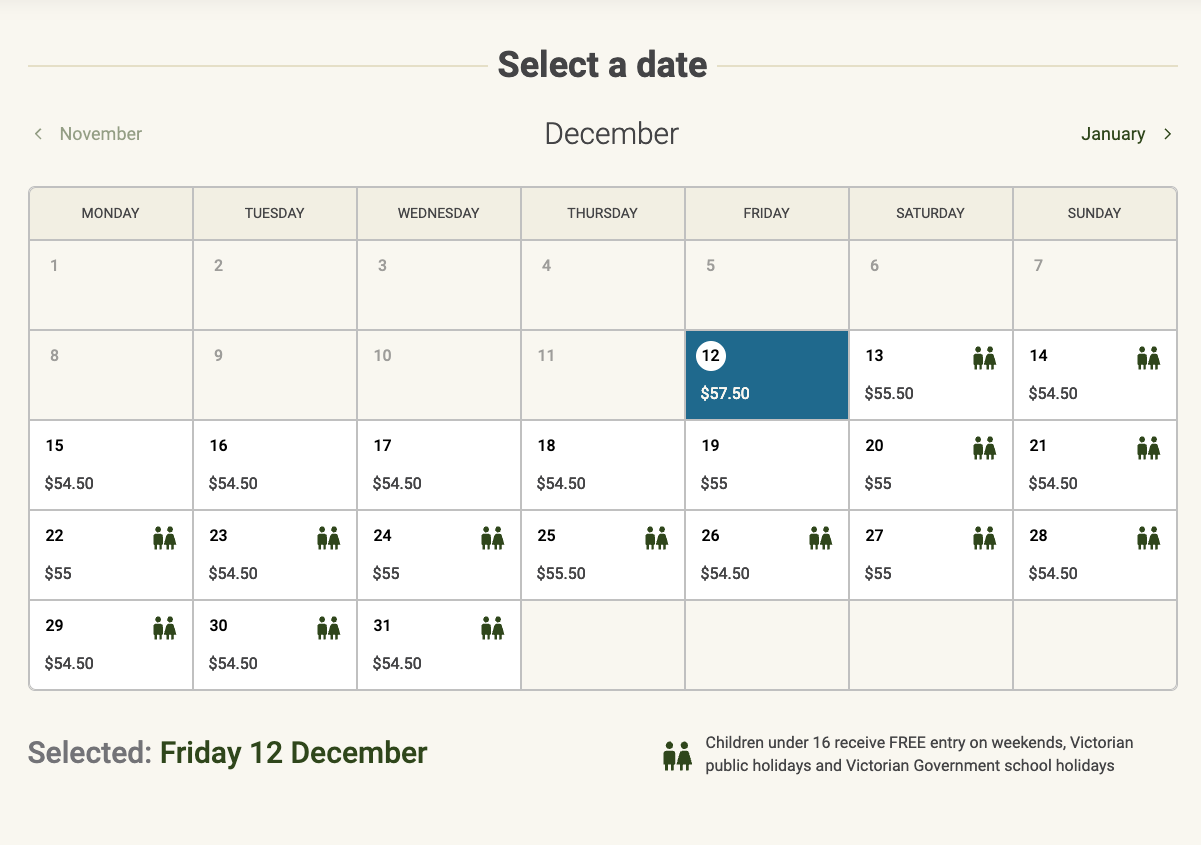 Melbourne Zoo calendar inspiration